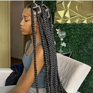 High quality 82inch Afro Yaki Jumbo Crochet Braiding Hair African Synthetic Braid Box Synthetic