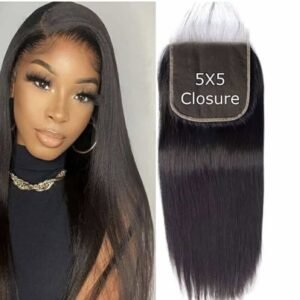 Straight black 18inch 5x5, 150% density