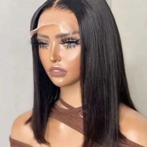 Straight Bob Wig Raw Virgin 13x4 HD lace - Prepluck Ready to Wear